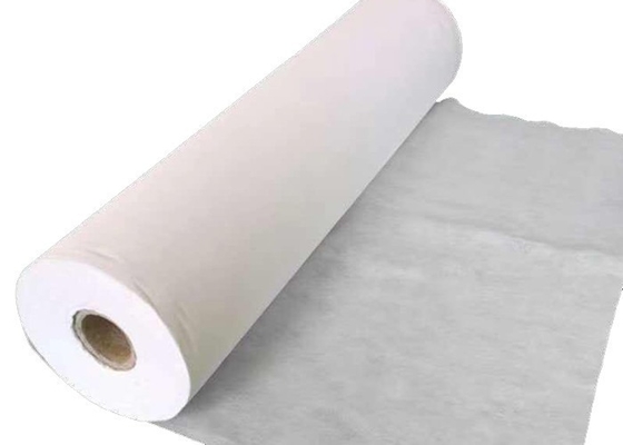 주문 하얀 용해 끊긴 직물 20 - 50gsm 단열 차음재 online manufacture