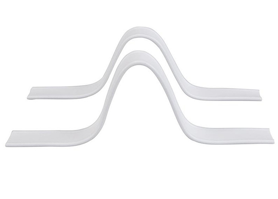 주문 가득 차있는 플라스틱 비 길쌈된 가면 코 철사 백색 까만 코 교량 철사 PP/PE online manufacture