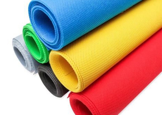 주문 하얀 적 청 PP 스펀본드 부직포 직물 명부 화려한 발수제 online manufacture