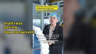 매트리스 스프링 백 사용 부직포 제조업체